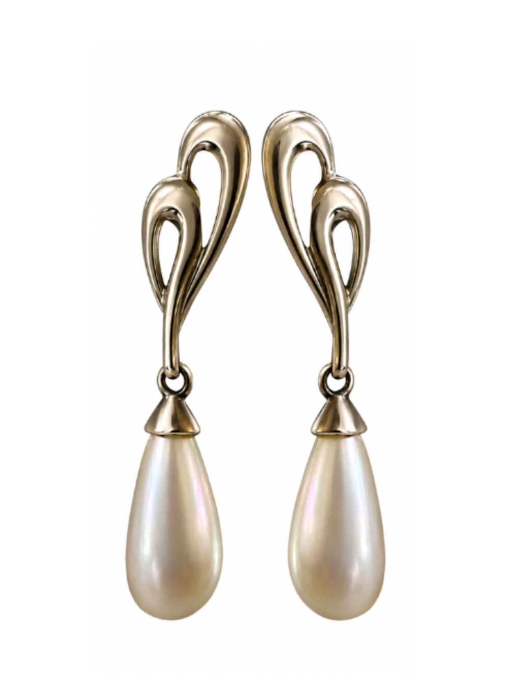Vintage Mallorcan Pearl Earrings – Mallorca Pearl Teardrop 1.25 Drop